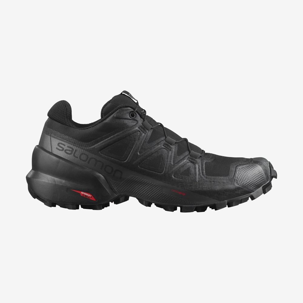 SALOMON SPEEDCROSS 5 Philippines - Women's Trail Running Shoes - Black | 250816-UYN